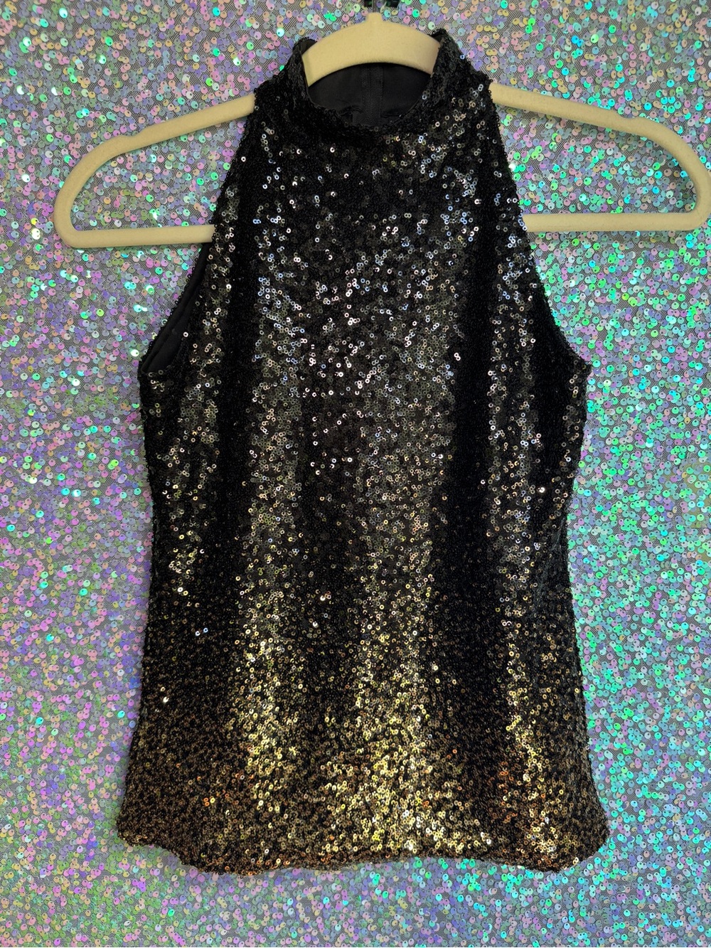 Alexandra Collection Youth Ombre Sequin Sparkle Tank Top - Just for Kix